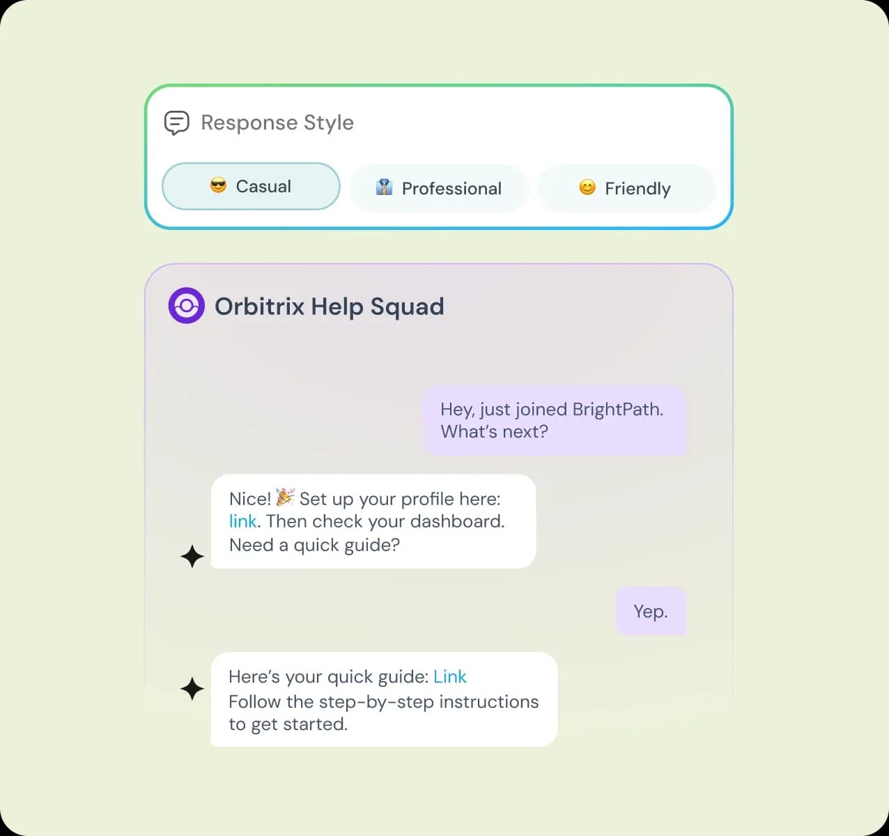 product-page-ai-agent-tone-set